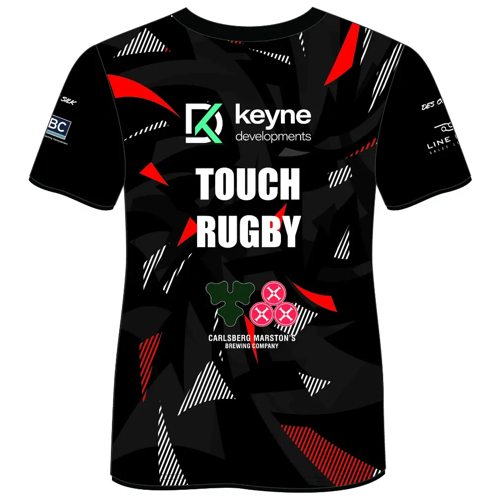 Touch Rugby Kit Black rear .webp