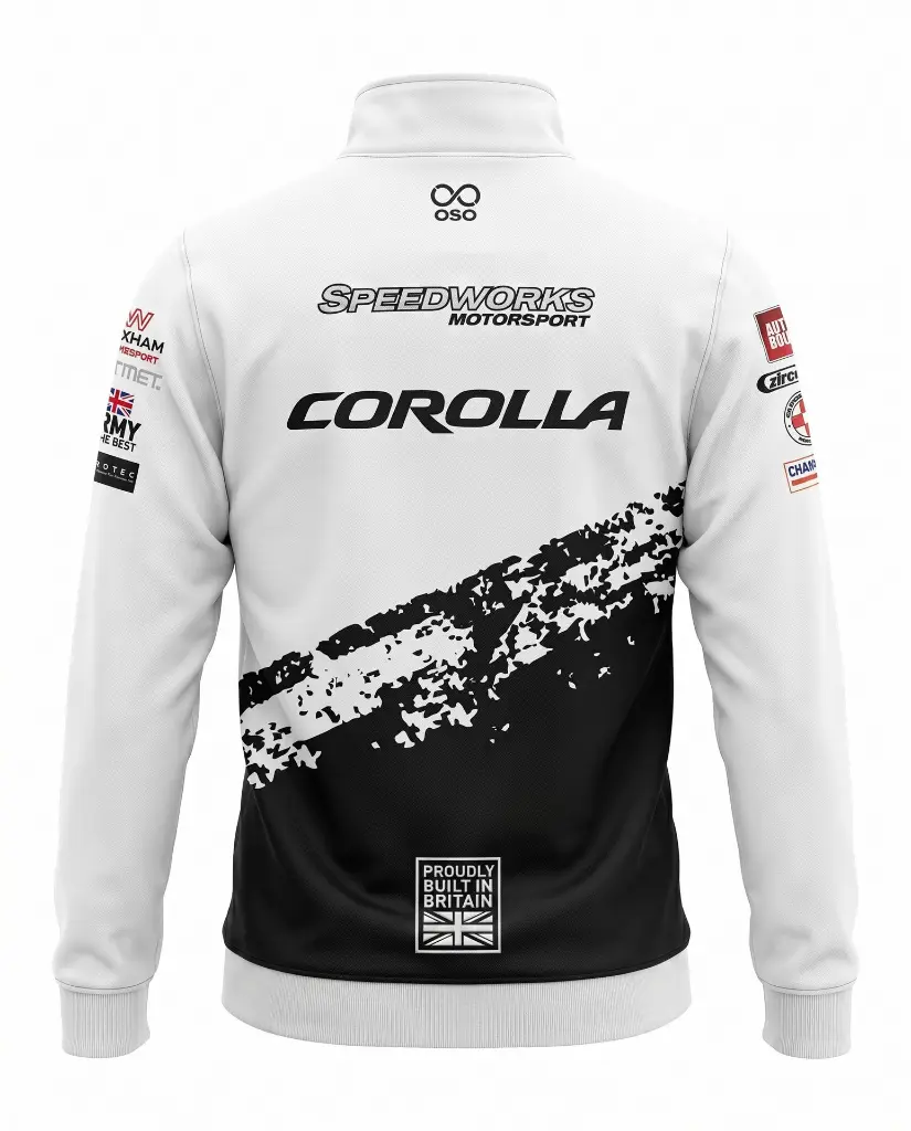 Speedworks Quarter Zip White Back.webp