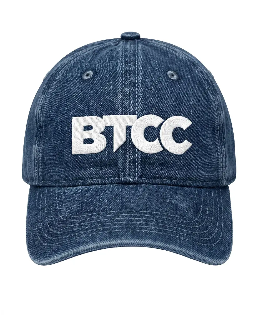 BTCC washed cotton cap front.webp