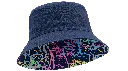 Ravers Bucket Hat. Plain side angled.webp