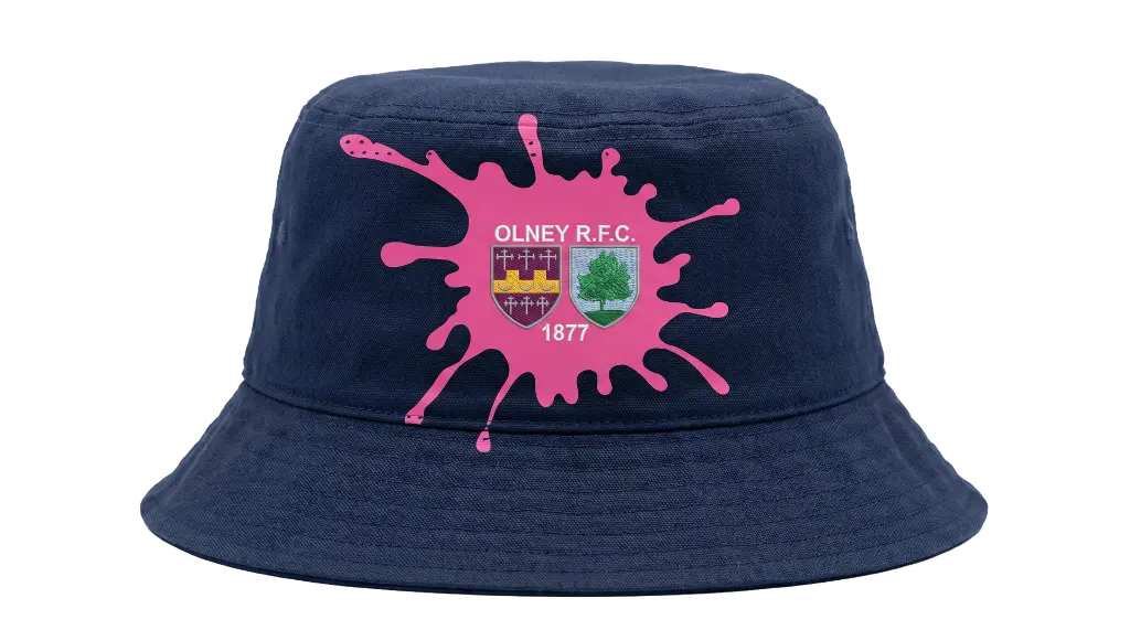 Ravers Bucket Hat. Plain side front.webp