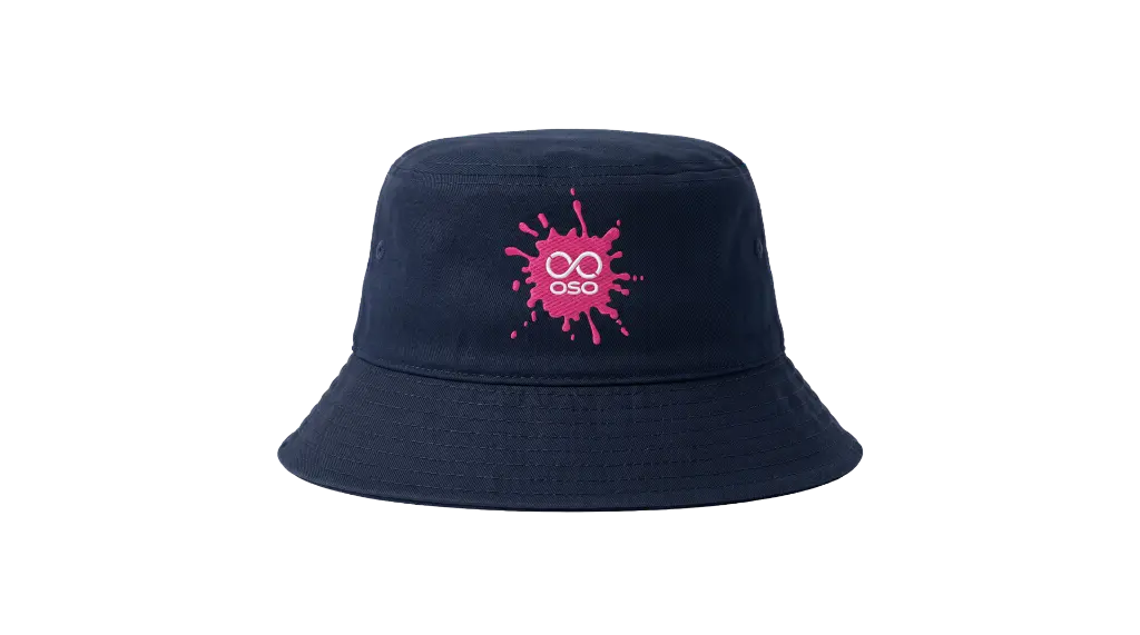 Ravers Bucket Hat  Plain - back.webp