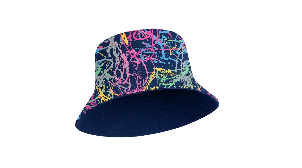 Ravers Bucket Hat  Pattern - angle.webp