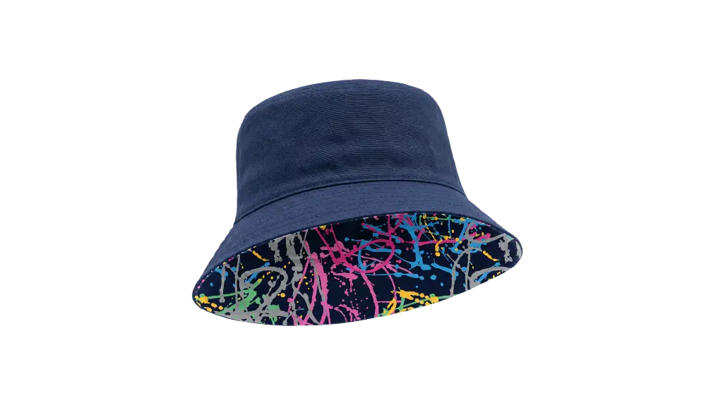 Ravers Bucket Hat  Plain - angle.webp