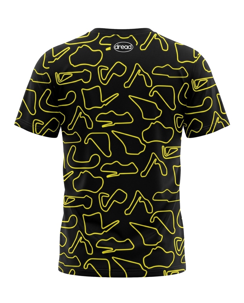 BTCC Circuit T-Shirt 2026 - Adult (Yellow) — detail view