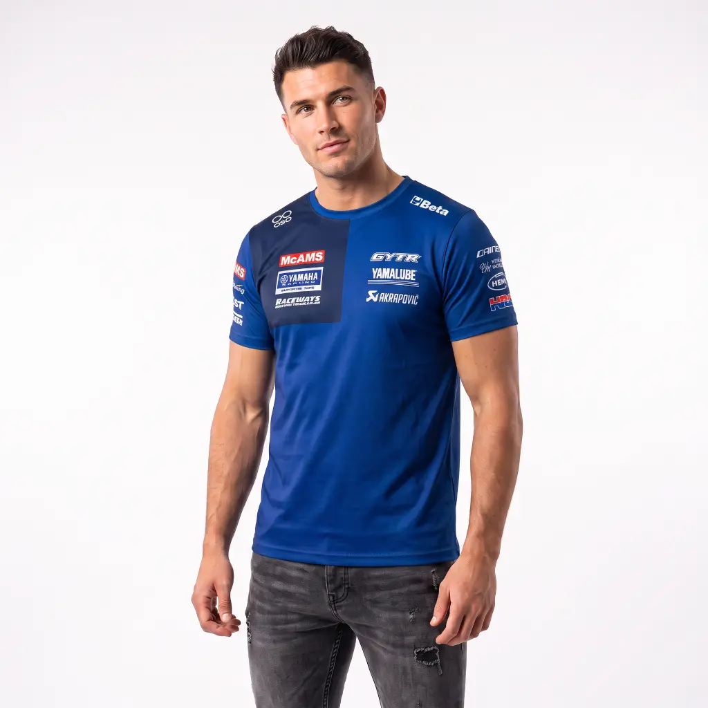 McAms Yamaha 2026 t-shirt model front.webp