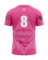 Gorillas Rugby Playing Shirt - pnk - back.webp