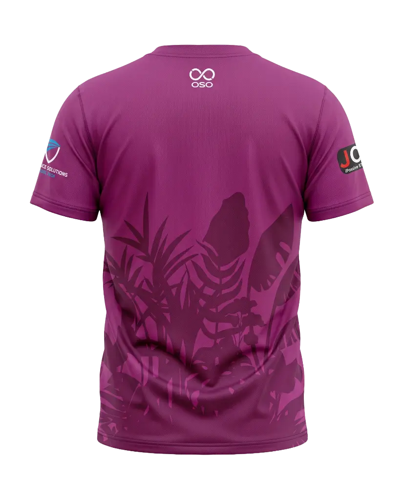 Gorillas Rugby T-Shirt (Purple) - Youth — detail view