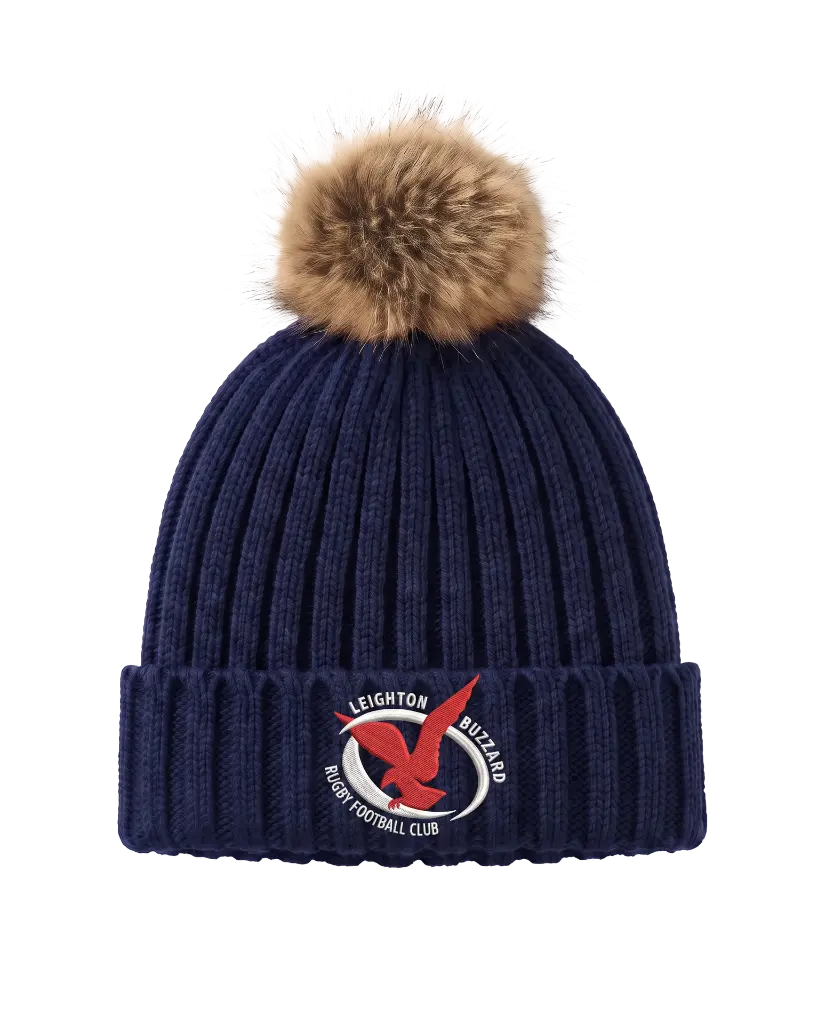 Leighton Buzzard RFC Chunky Beanie — detail view