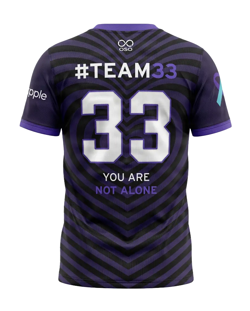Team 33 Playing Jersey - Youth — detail view