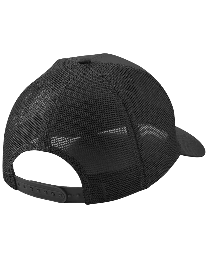 Team 33 Black Trucker Cap — detail view