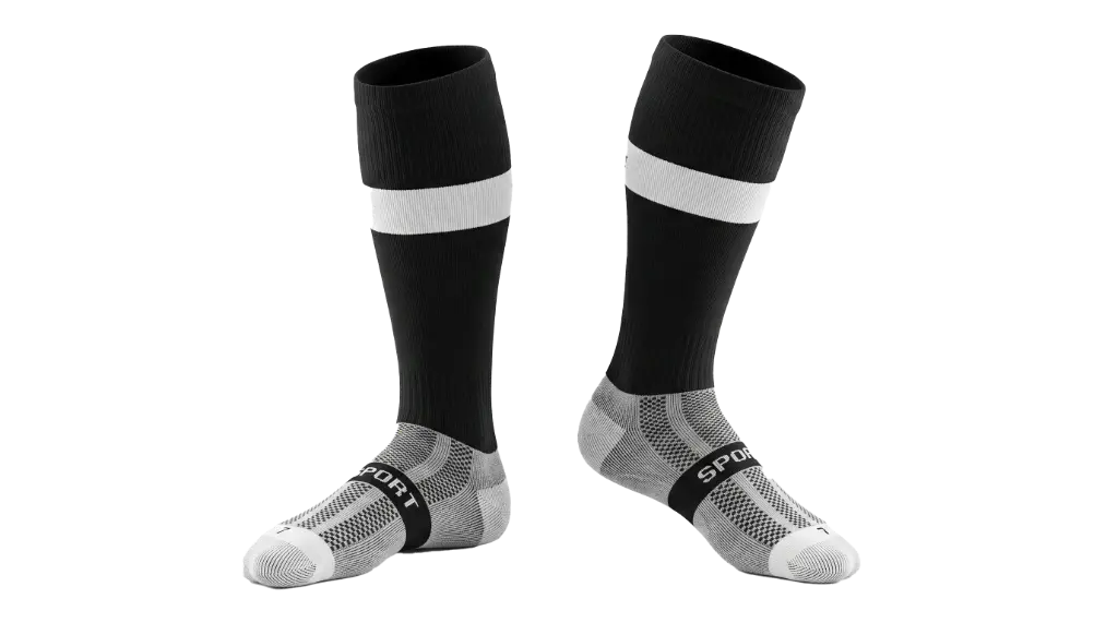OSO Playing Socks - Adult (Black/White)