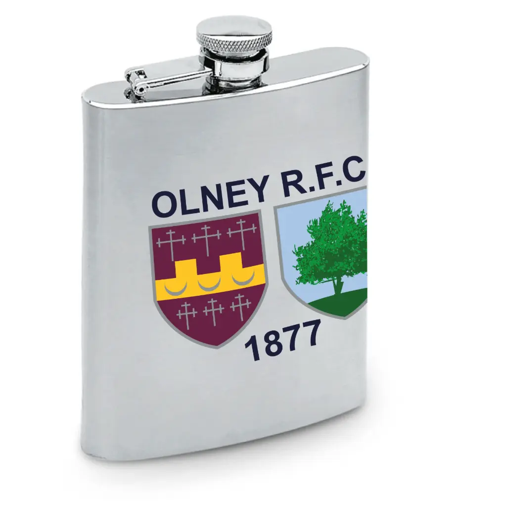 Olney RFC Hip Flask