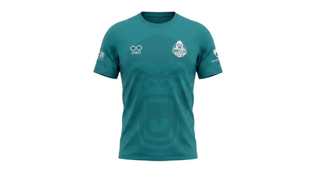 Gorillas Rugby T-Shirt (Blue)- Youth