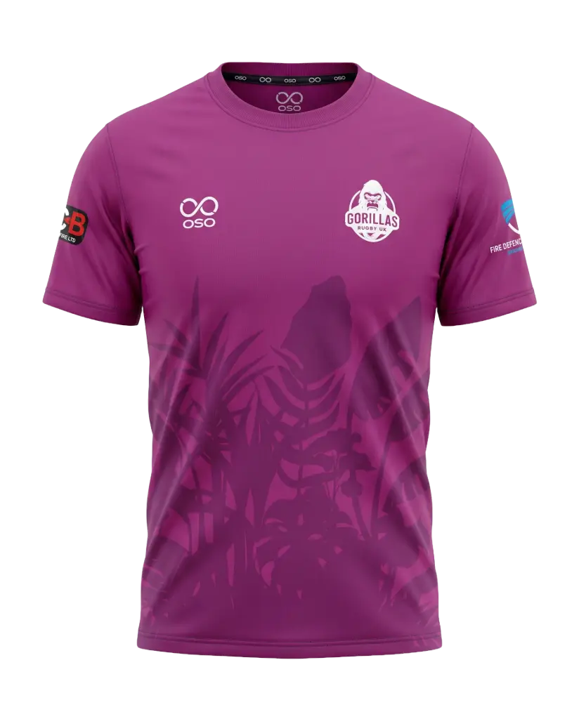 Gorillas Rugby T-Shirt (Purple) - Youth