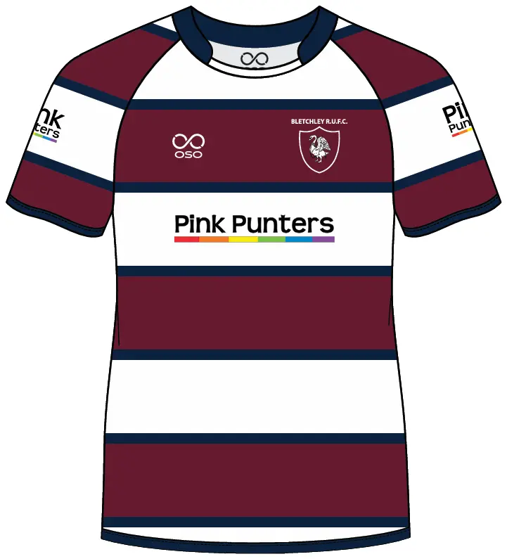 Bletchley RUFC Pink Punters Playing Shirt - Women 