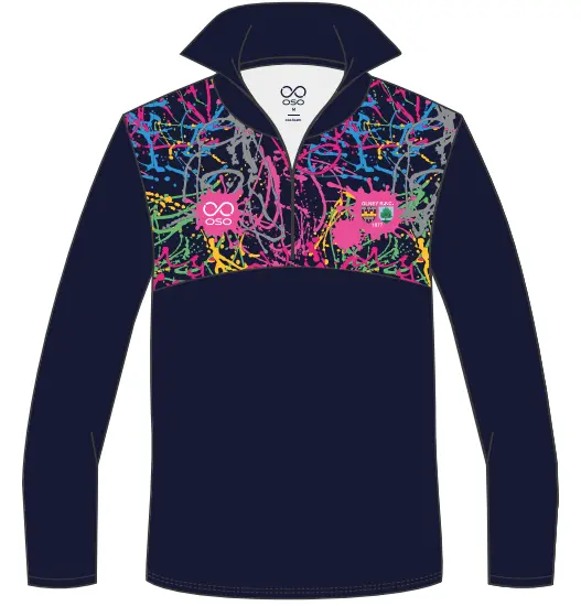 Olney RFC Super Sub 1/4 Zip Windcheater - Youth (Olney Rugby Tour 2026 90s Ravers)