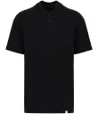 Drop Shoulder Piqué Polo Shirt