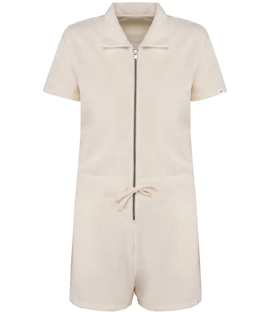 Ladies Terry Towel Short Overall