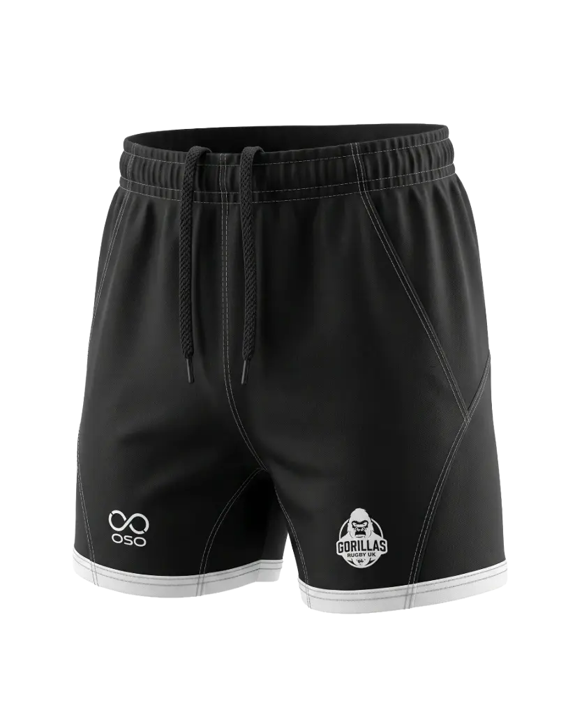 Gorillas Rugby Playing Shorts - Adult
