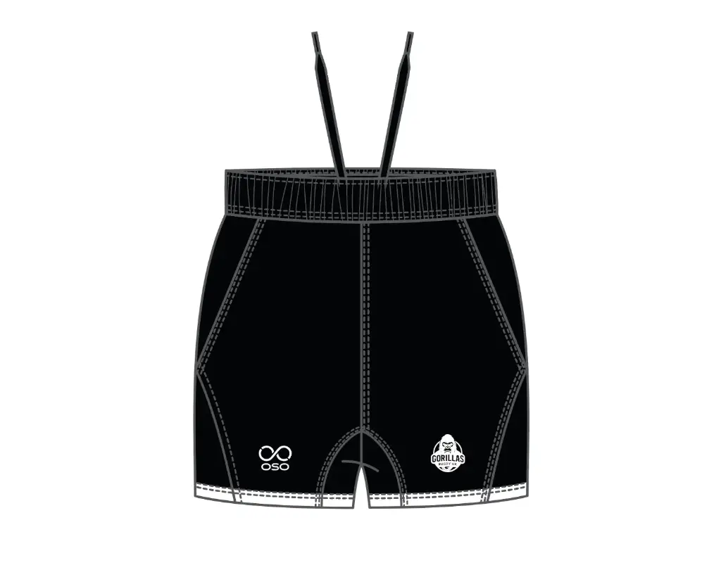 Gorillas Rugby Playing Shorts - Youth