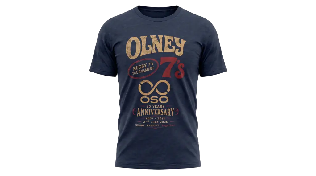 Olney RFC Rugby 7's Tournament T-Shirt