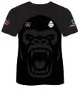 Gorillas Rugby T-Shirt (Black) - Youth