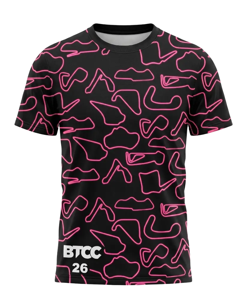 BTCC Circuit T-Shirt 2026 - Adult (Pink)