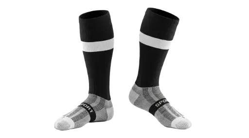 OSO Playing Socks - Adult (Black/White)