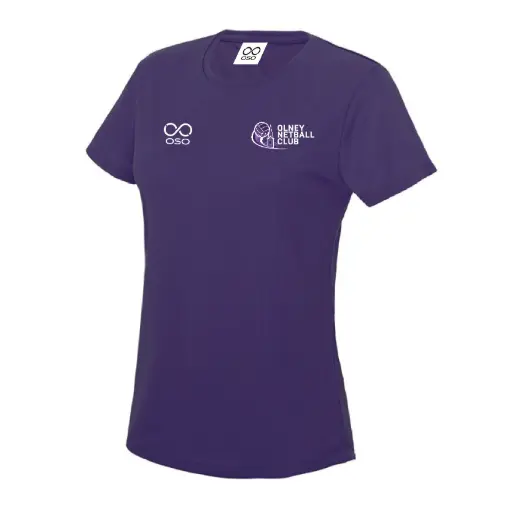 Olney Netball Club Team Technical T-Shirt - Adult