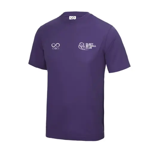 Olney Netball Club Team Technical T-Shirt - Youth