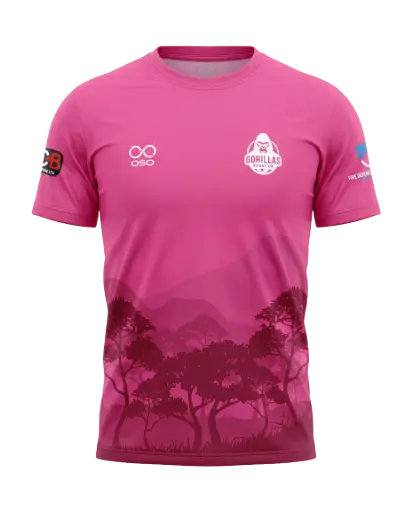 Gorillas Rugby T-Shirt (Pink) - Youth
