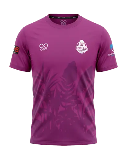 Gorillas Rugby T-Shirt (Purple) - Youth