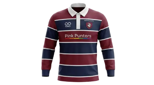 Bletchley RUFC Pink Punters Traditional Rugby Jersey 