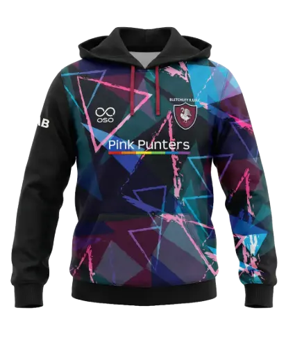 Bletchley RUFC Pink Punters Hoodie - Women