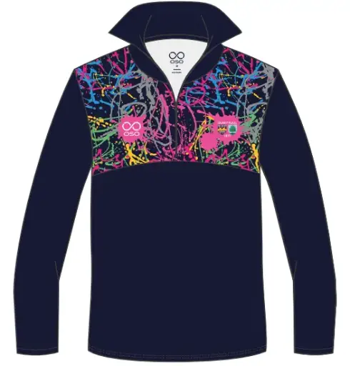 Olney RFC Super Sub 1/4 Zip Windcheater - Youth (Olney Rugby Tour 2026 90s Ravers)