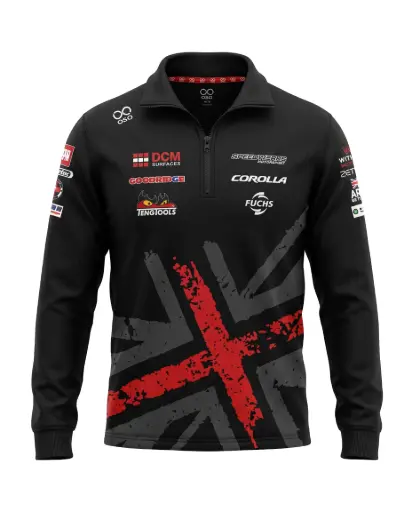 Speedworks Corolla Racing 2026 Qtr Zip (Black) - Men