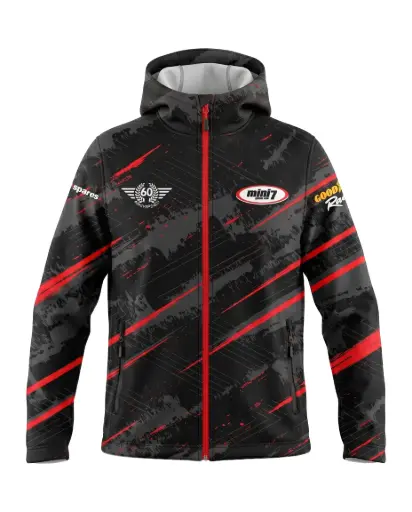 Mini 7 Sublimated Hooded Softshell - Youth