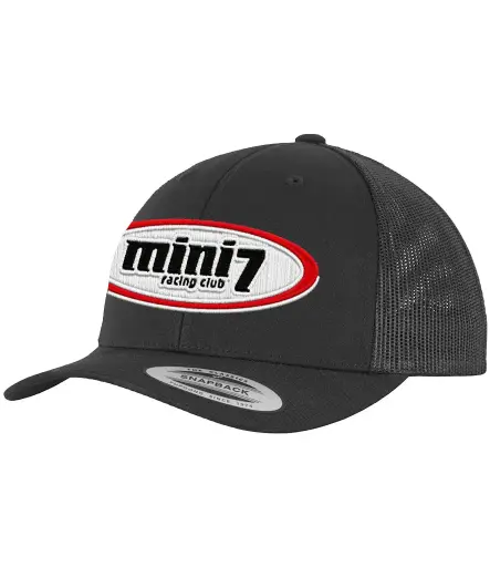 [DM726MBTC-B-ONE] Mini 7 Mesh Back Trucker Cap