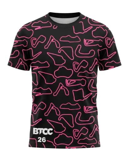 BTCC Circuit T-Shirt 2026 - Adult (Pink)